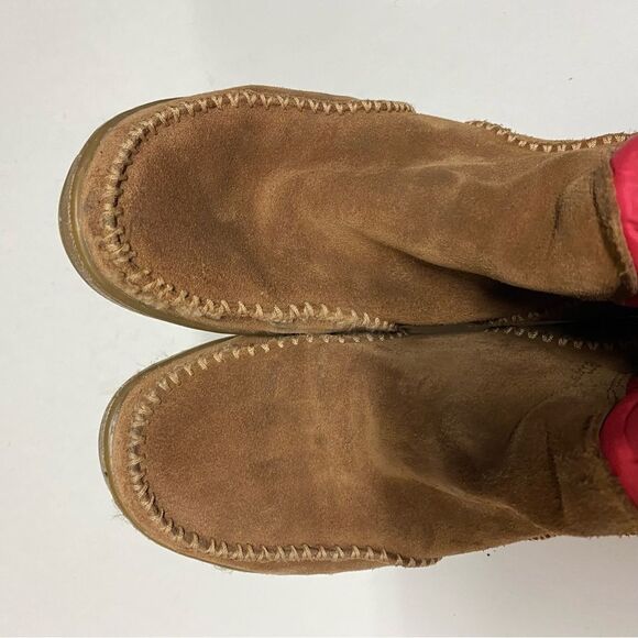 Columbia Women's Minx Moccasin waterproof Omni-Heat leather suede snow boots 7 - Picture 15 of 15